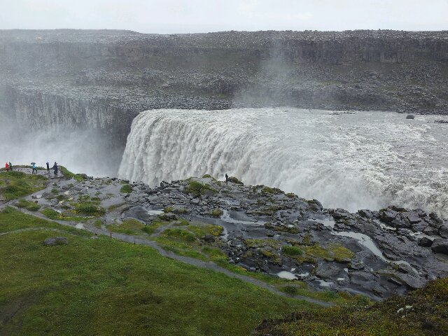 Der Dettifoss Wasserfall  