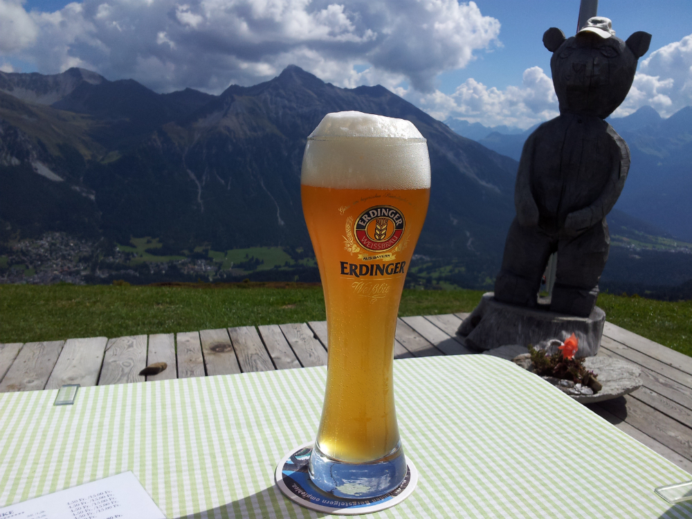 Pause nach dem Gipfeltriumph